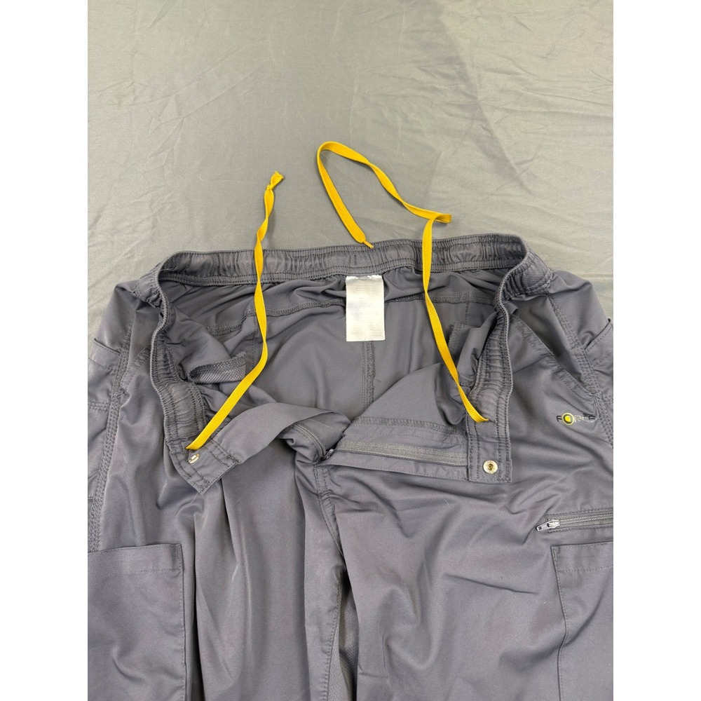 Carhartt Liberty Force Men's Gray Cargo Scrub Pants Elastic Waist CAS108 Size L - Picture 5 of 12